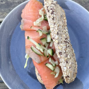 Broodje zalm