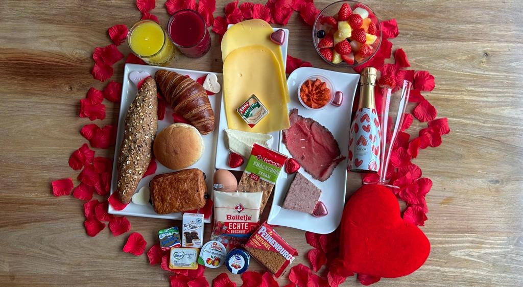 Valentijnsdag ontbijt